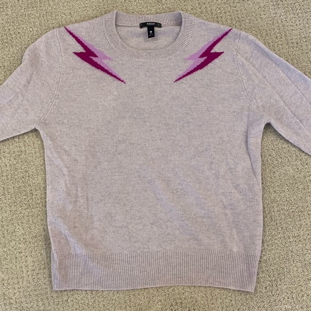 Bloomingdales aqua sweater